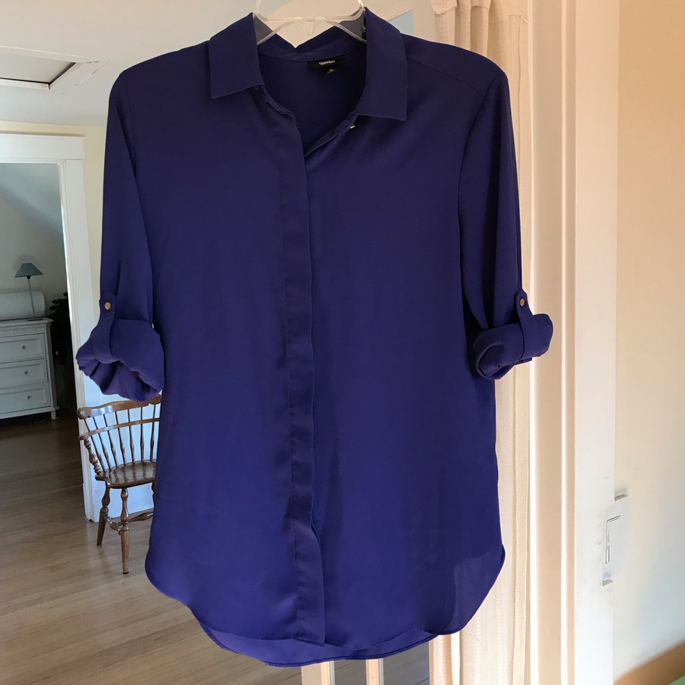 Cobalt Blue Blouse